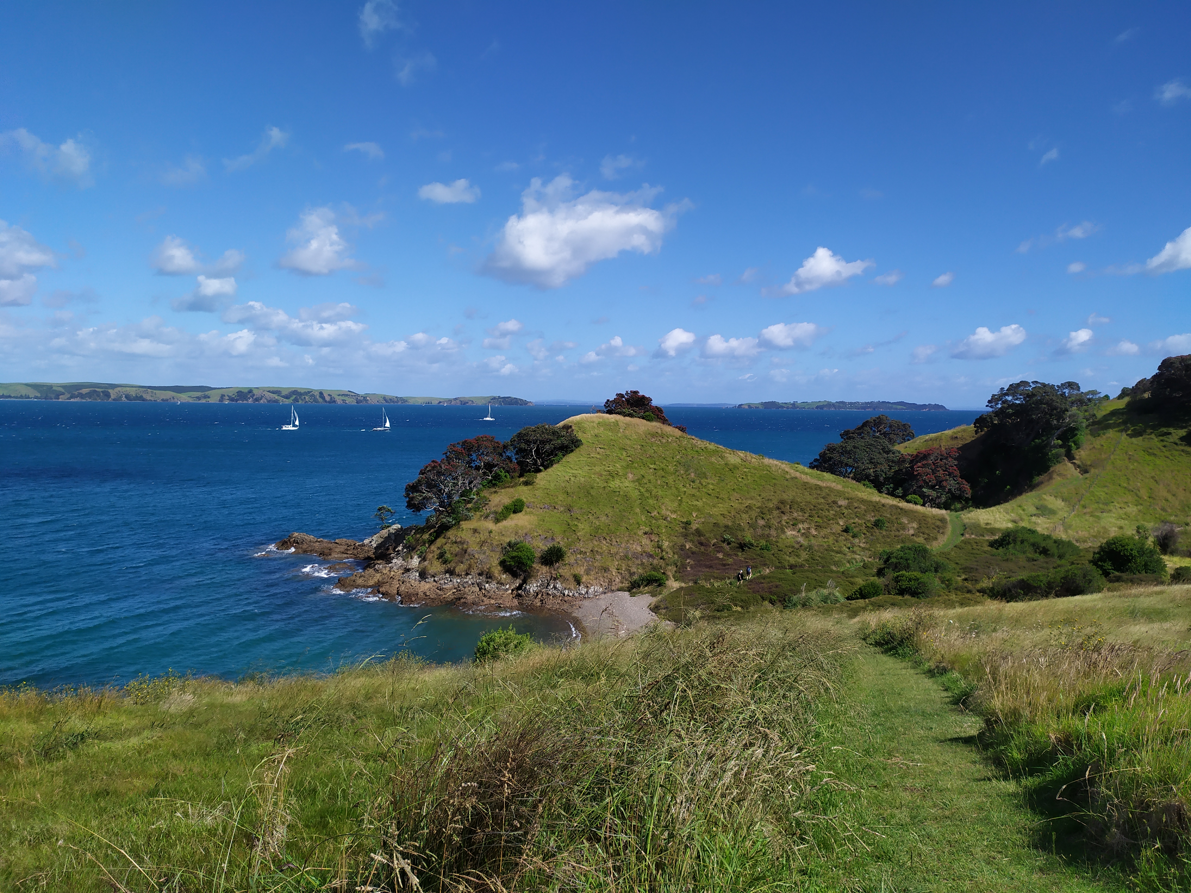 Premier de l'an à Waiheke : rando et plage